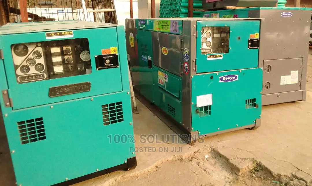 60KVA Denyo Sound Proof Generator for Sale. Japan