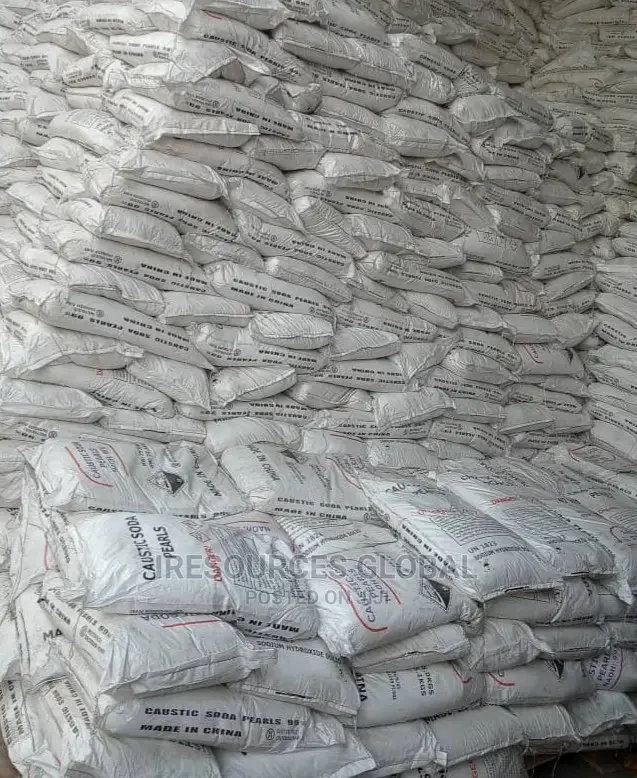 Caustic Soda Pearls/Flakes or Sodium Hydroxide 25kg Bag 99%