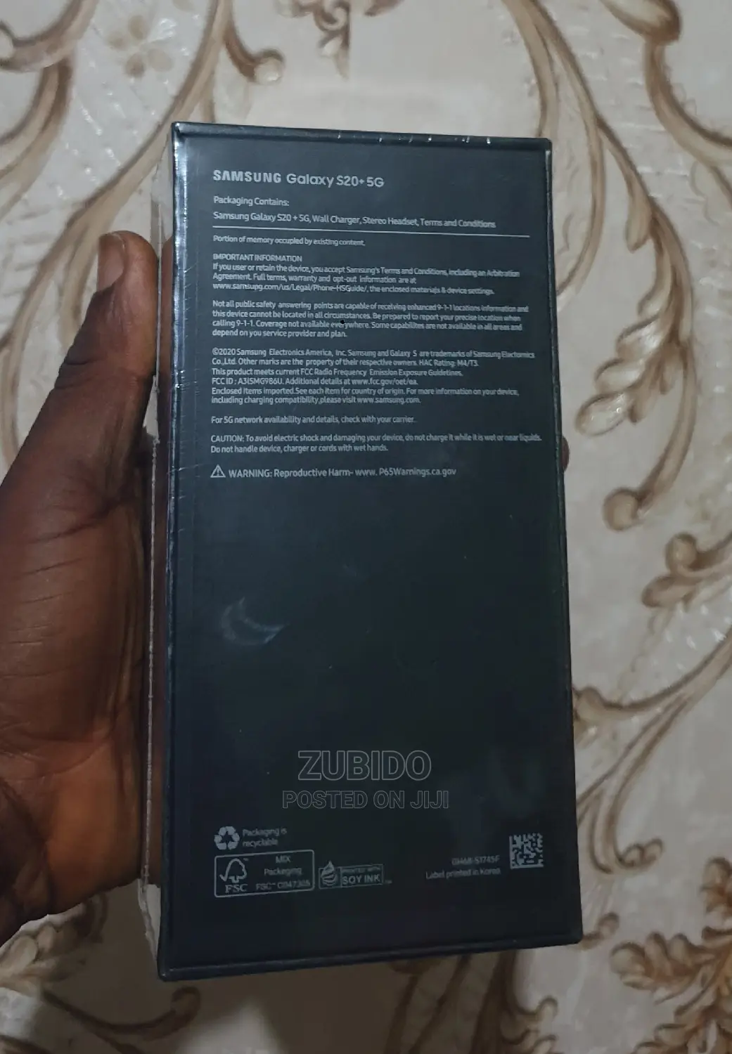 New Samsung Galaxy S20+ 128 GB Black