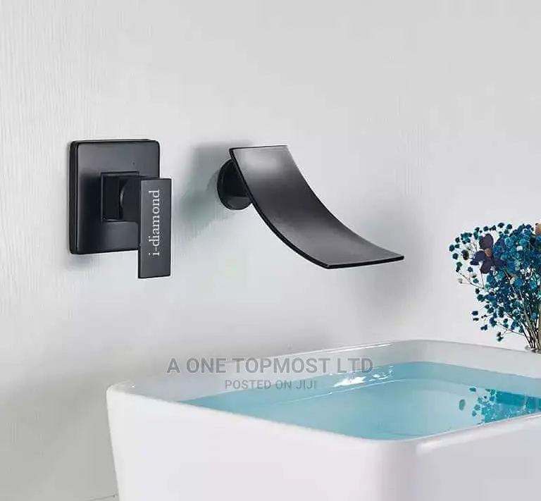 Black Wall Mounted Basin Mixers