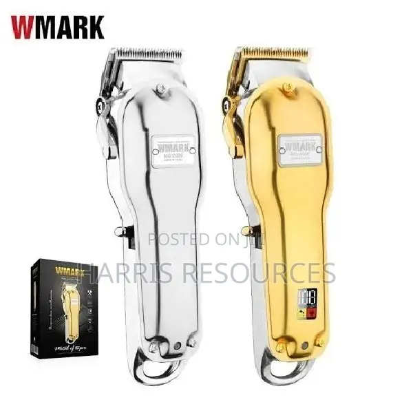 Wmark Rechargeable All Stainless Steel Clipper With LED