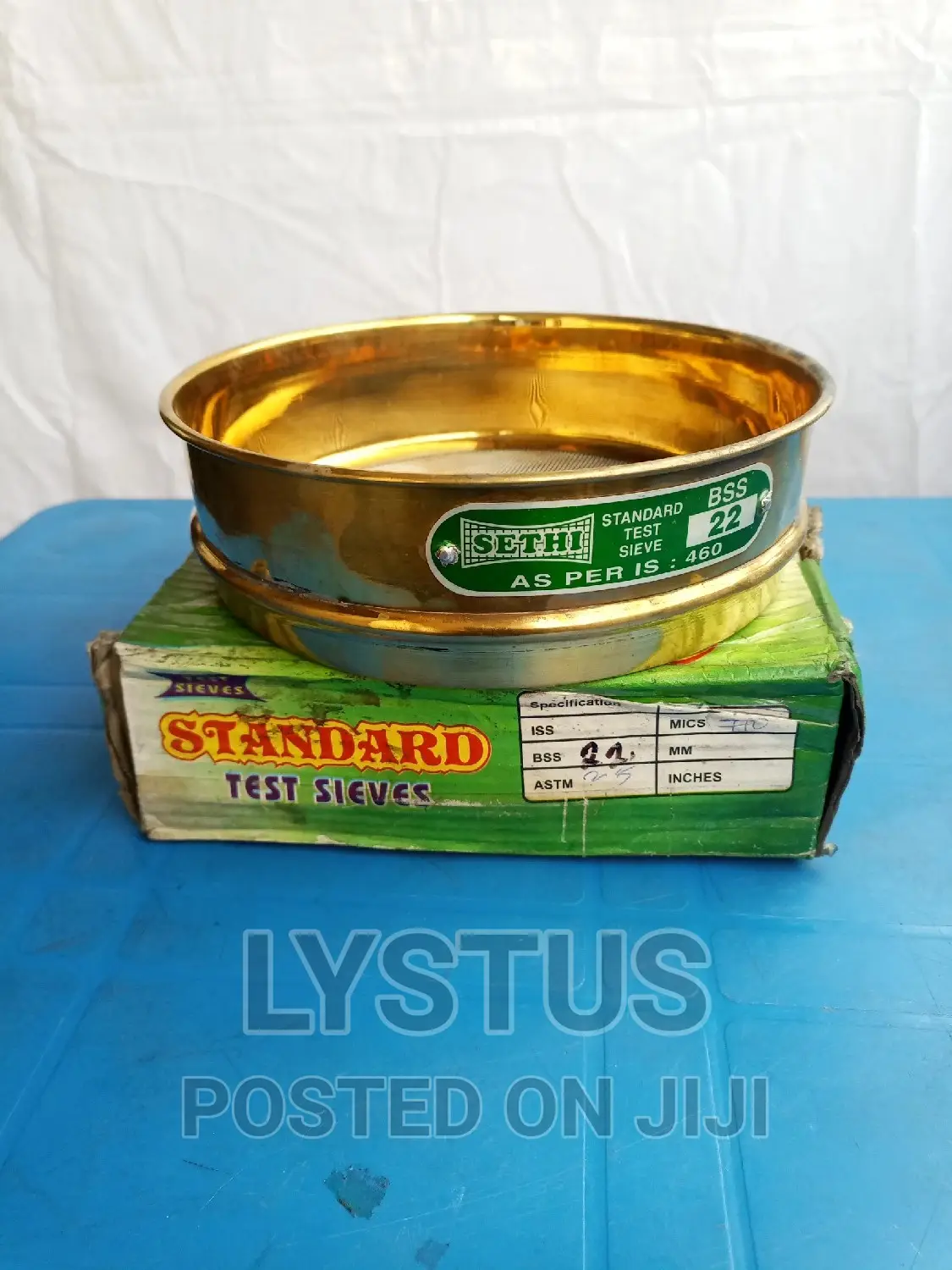 Test Sieve 8" Dia (Brass) BSS-22 (710 Micron)