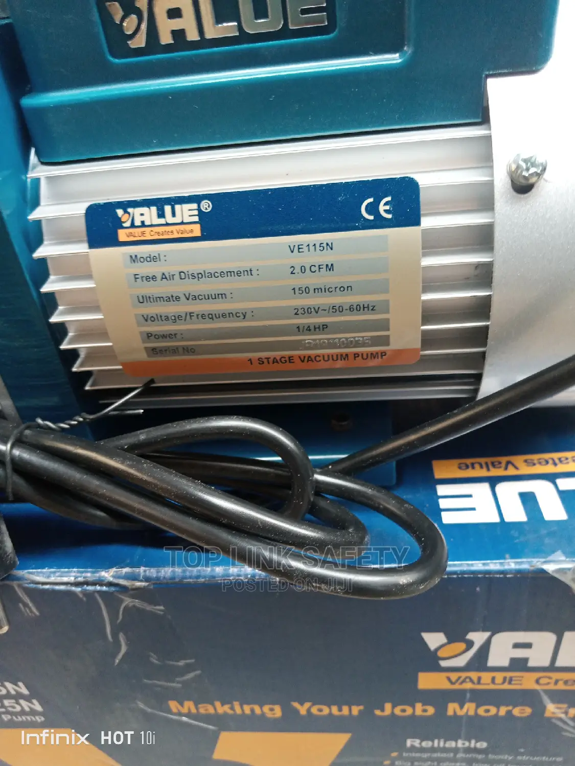 Vacuum Pump. Ve125n/ Ve115n.