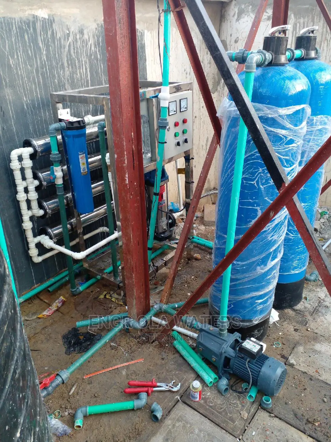 1000 Litter Pur H Water Treatment Machine R O Received Osmos