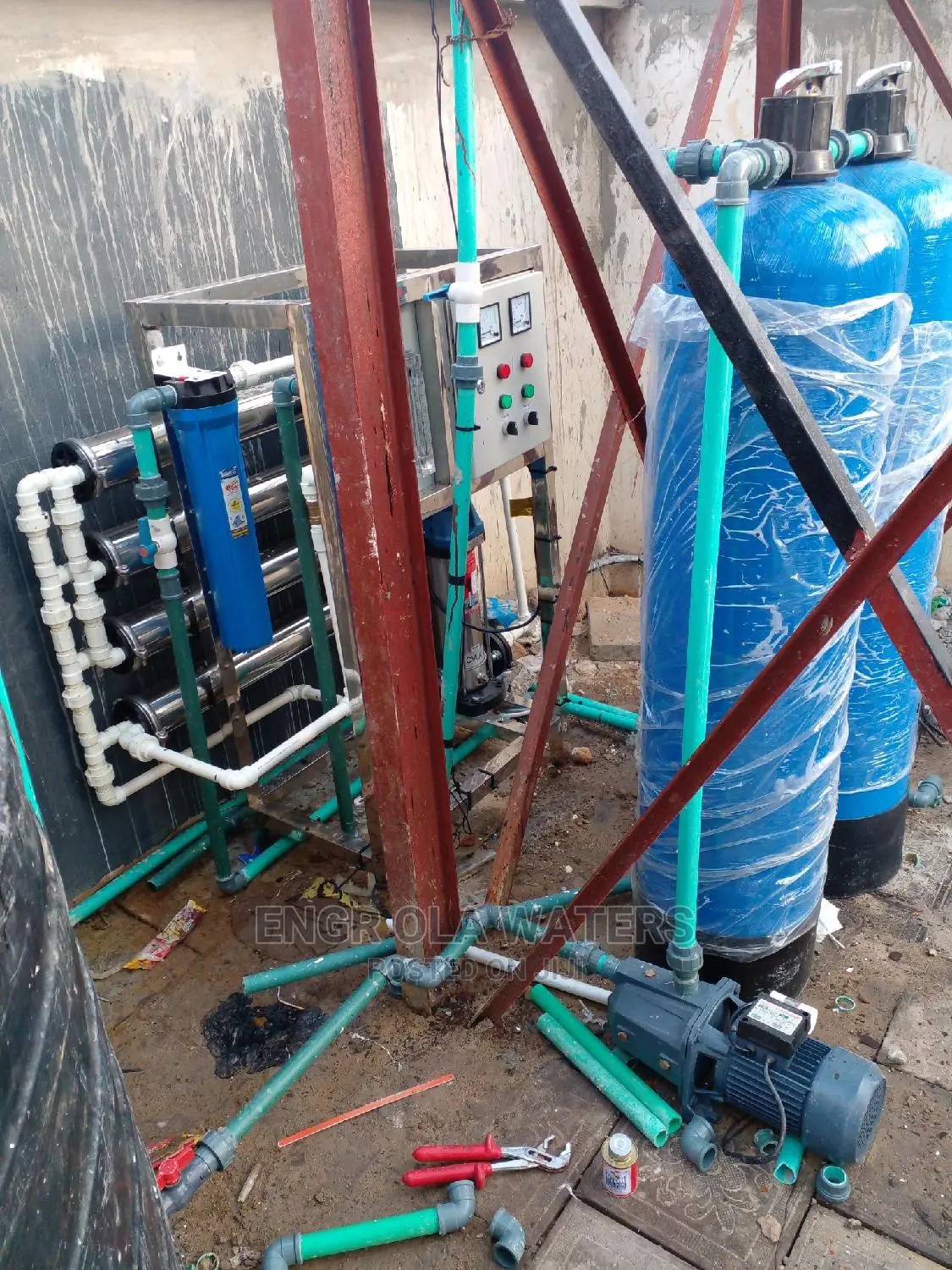 1000 Litter Pur H Water Treatment Machine R O Received Osmos