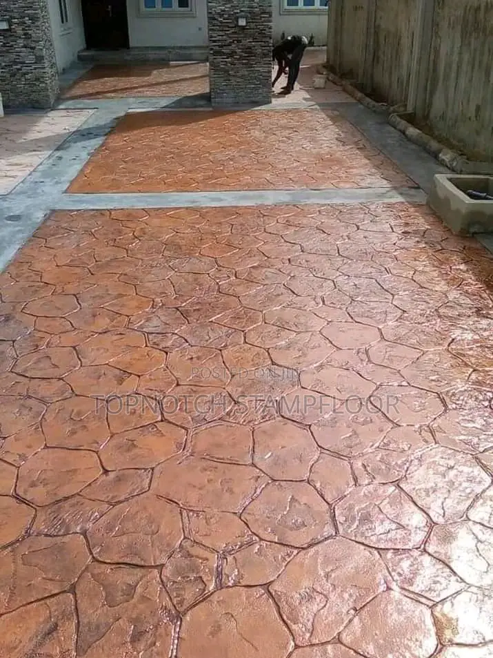 Concrete Stamp Floor for Exterior Use