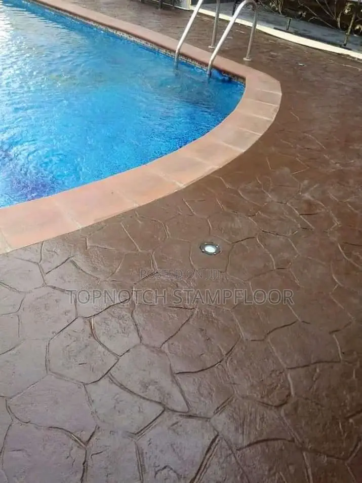 Concrete Stamp Floor for Exterior Use