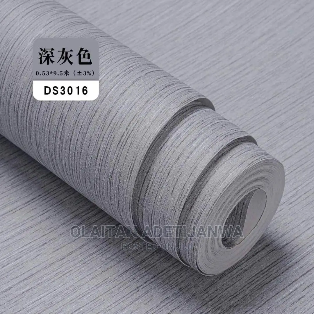 Gray German Modern Wallpaper