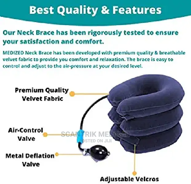 Cervical Neck Traction Device Collar Brace,