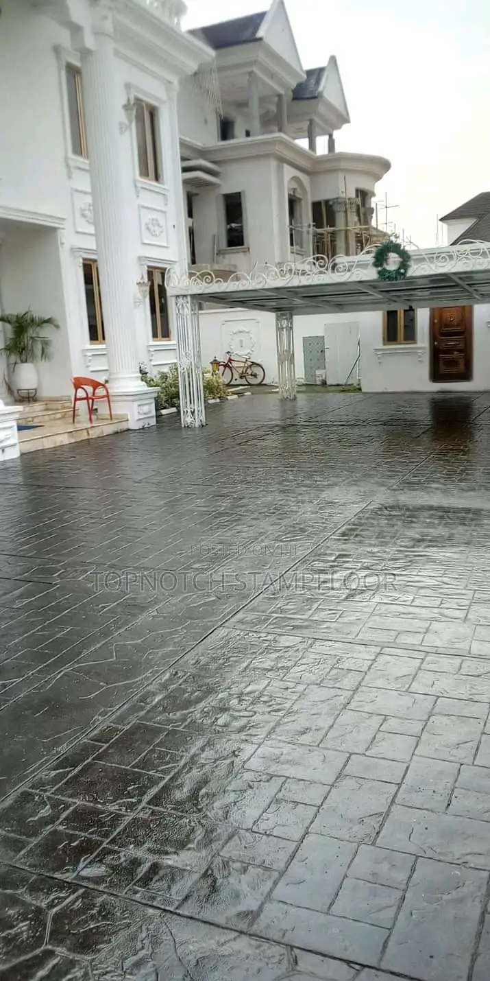 Concrete Stamp Floor for Exterior Use