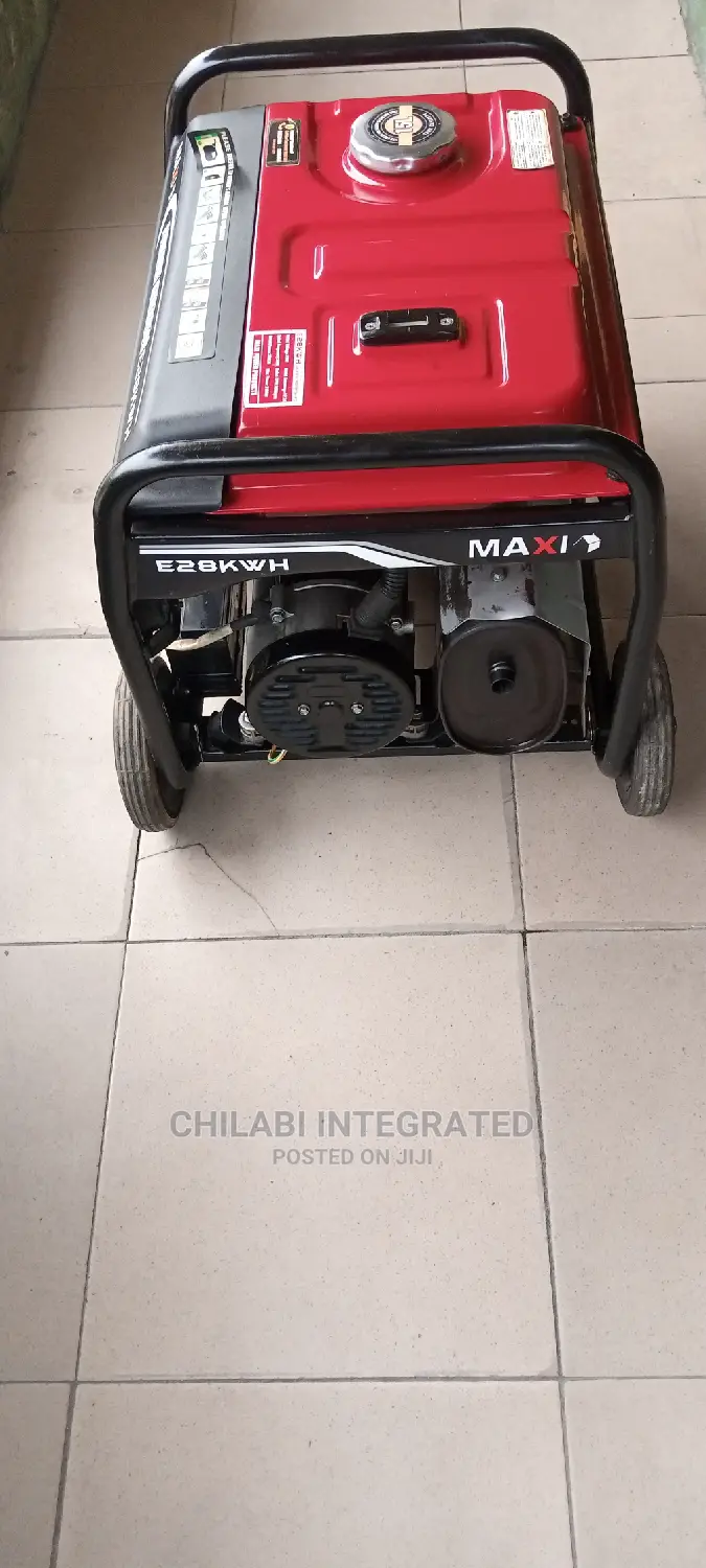 1 Month Old Very New 4KVA MAXI E28KWH Key Starter Generator