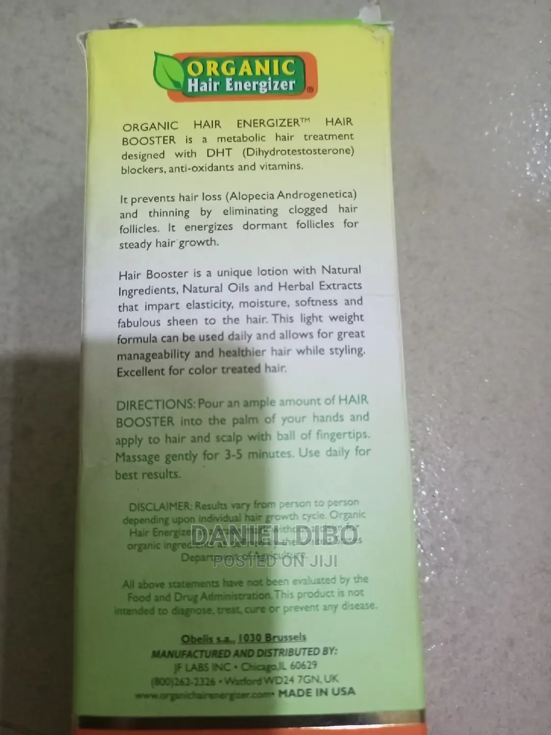 Organic Hair Energizer