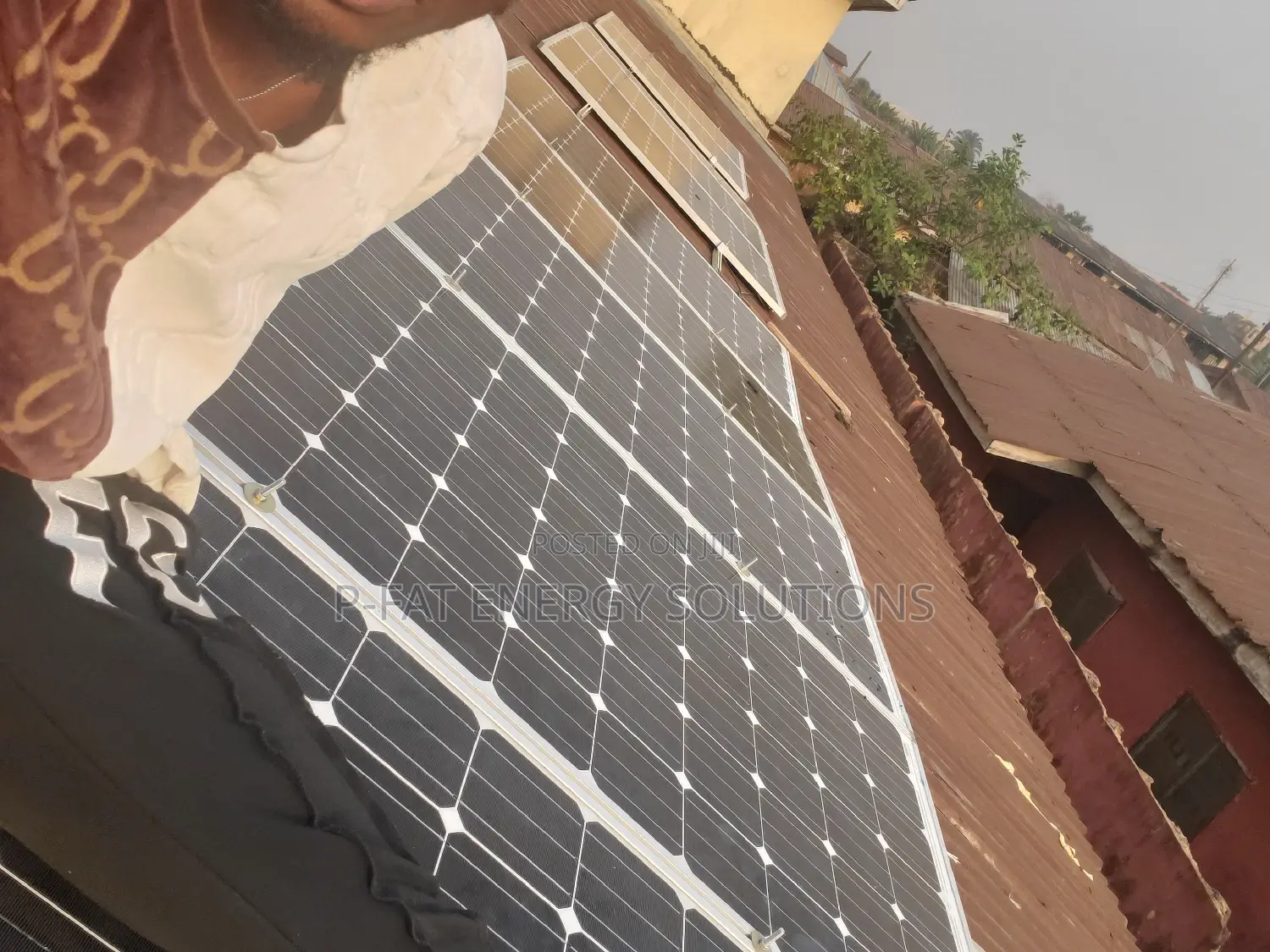 5kva, 9panels 4batteries Full Solar Installation