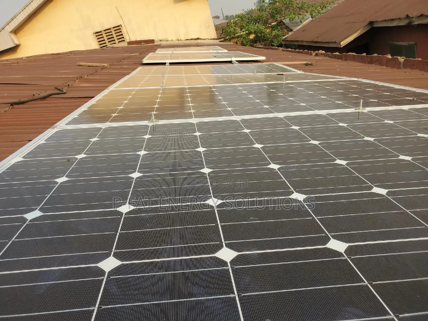 5kva, 9panels 4batteries Full Solar Installation