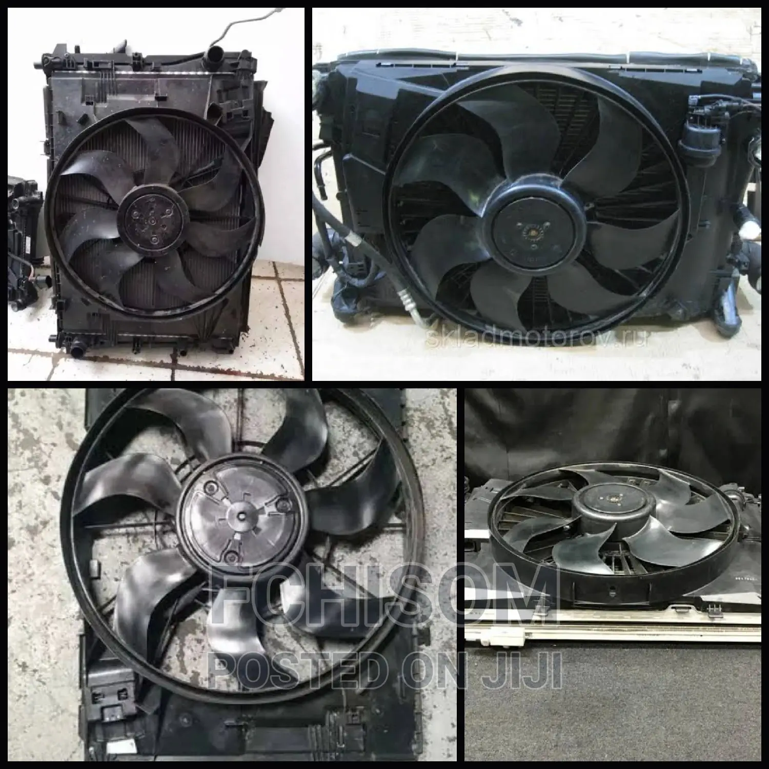 Mercedes Benz Engine Fan Radiator