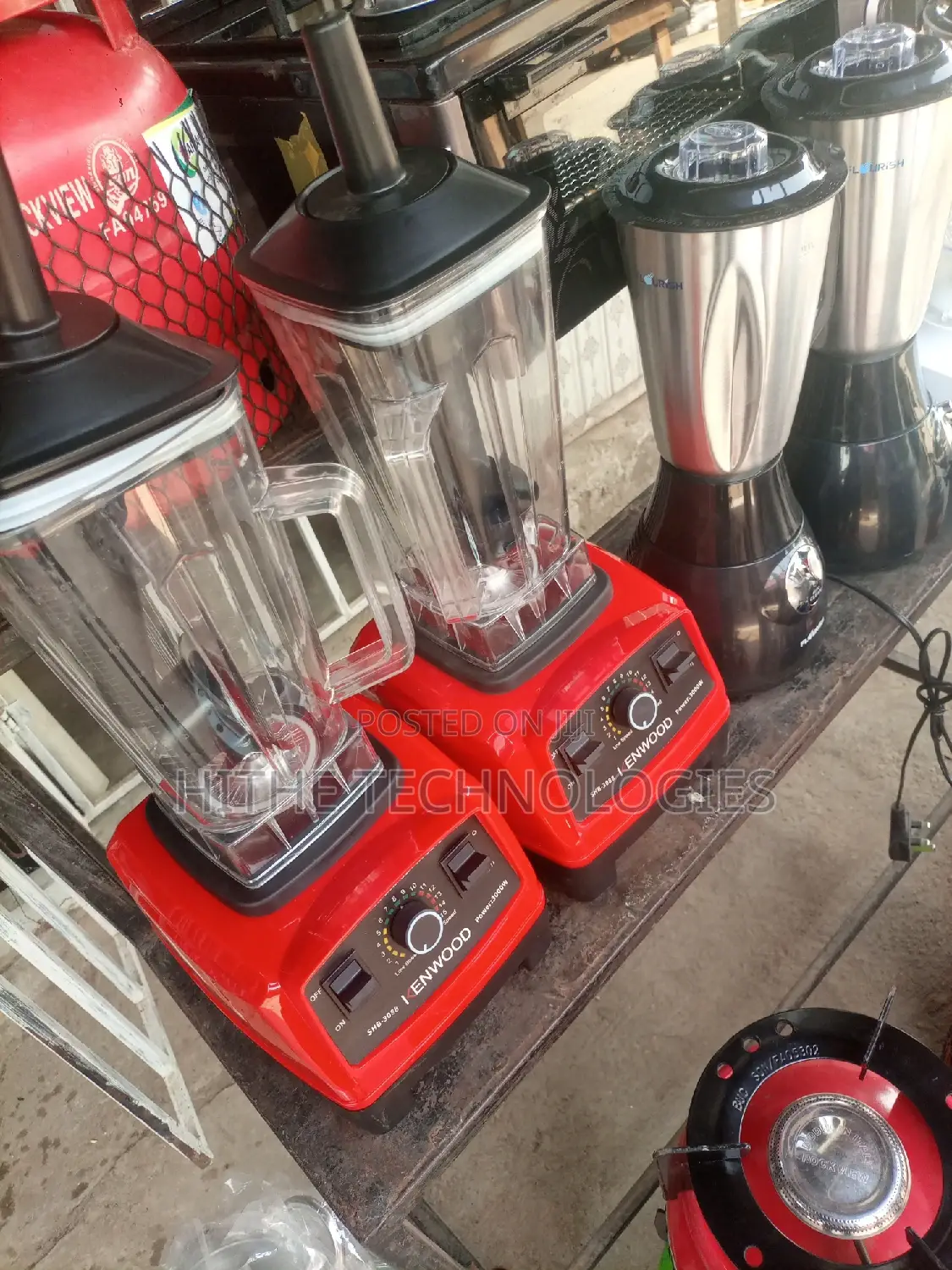 Double Cups Industrial Blender