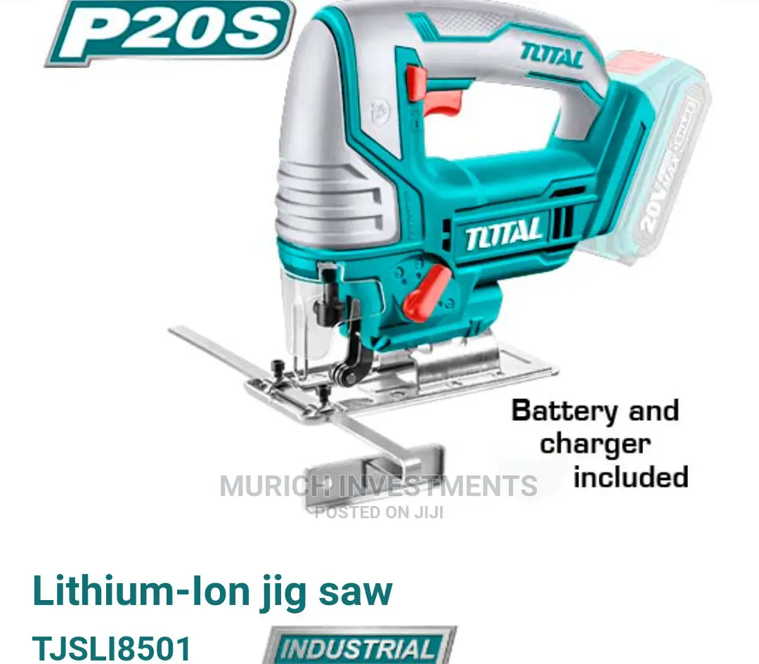 TOTAL Lithium-Ion Jig Saw 20v Set With Battery and Charger