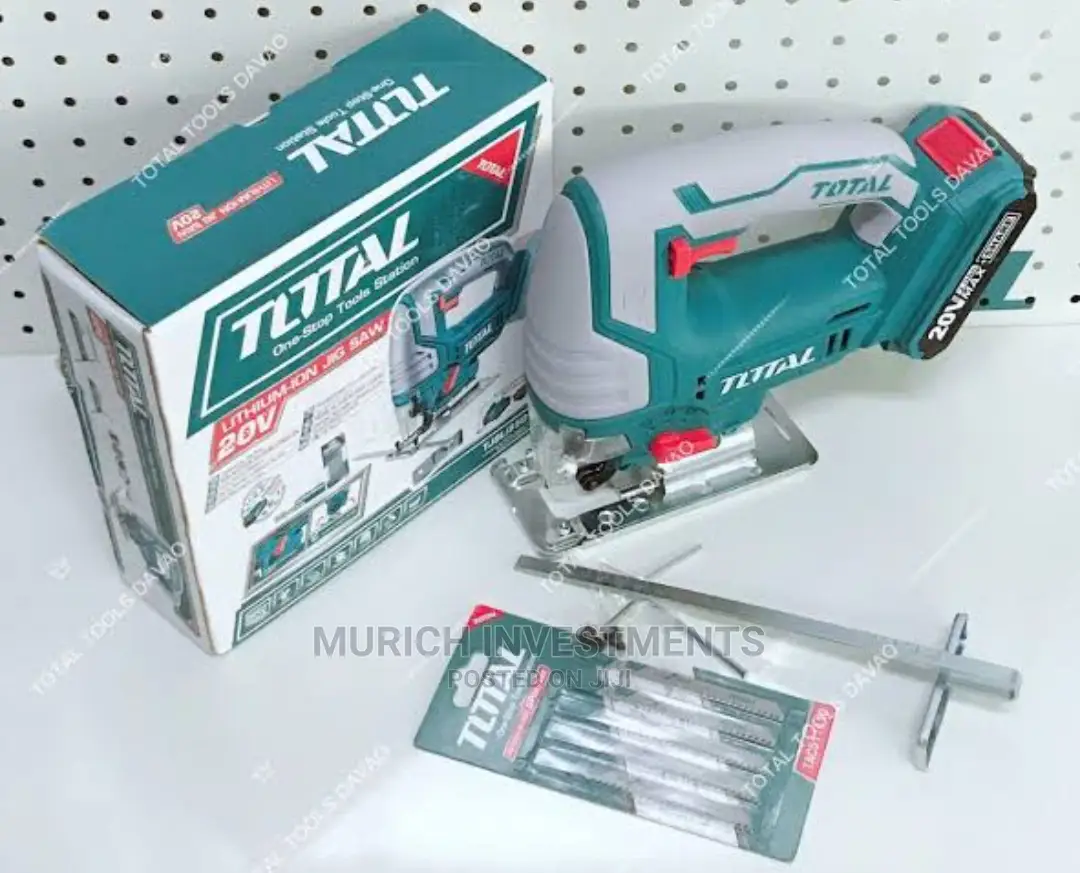 TOTAL Lithium-Ion Jig Saw 20v Set With Battery and Charger