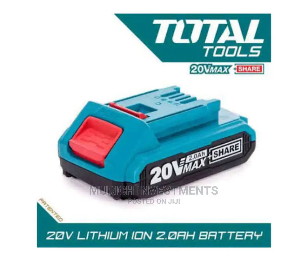 20v 2.0ah Rechargeable Li-Ion Battery Pack Total Brand