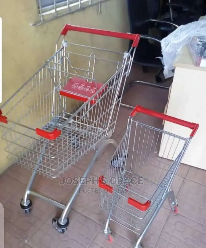 60l Supermarket Metal Trolly