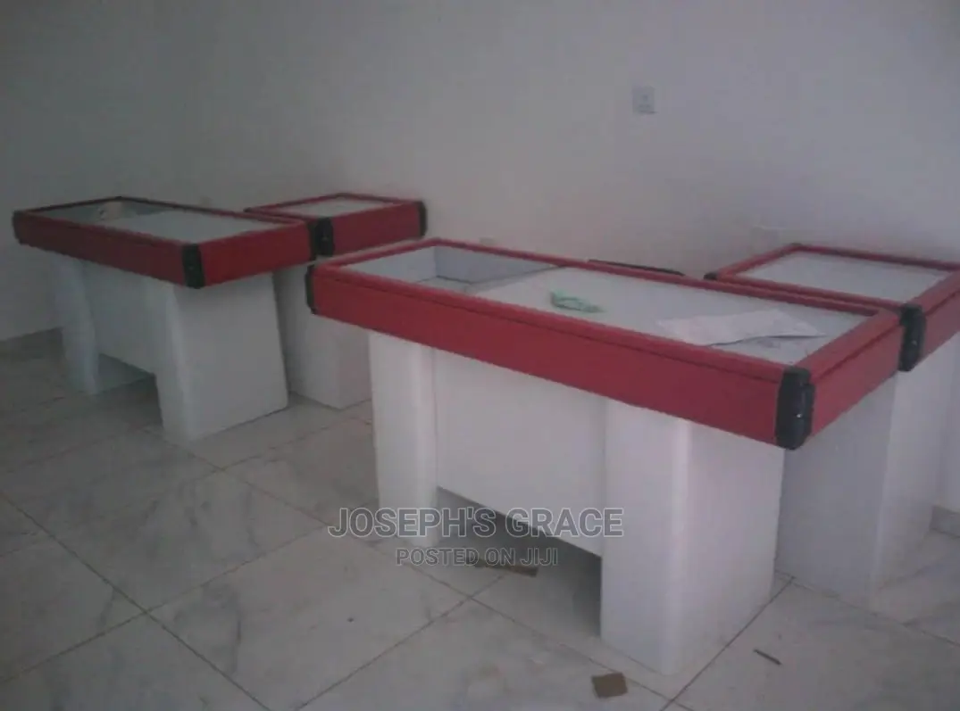 Metal Cashout Counter Table (304 Stainless Top)