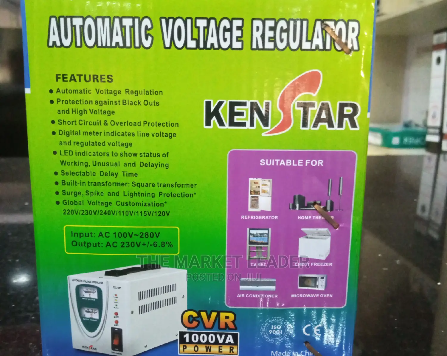 Kenstar Ks 1kva Avr 1000va Analog Stabilizer
