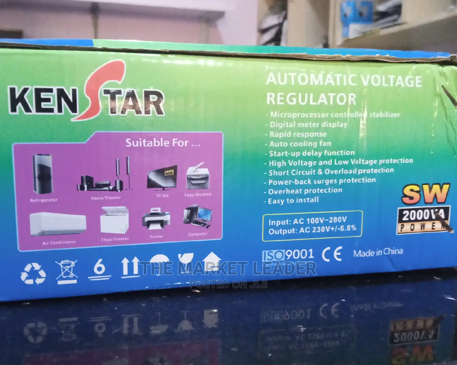Kenstar Stabilizer 2kva Avr Digital Wall Hanging Type