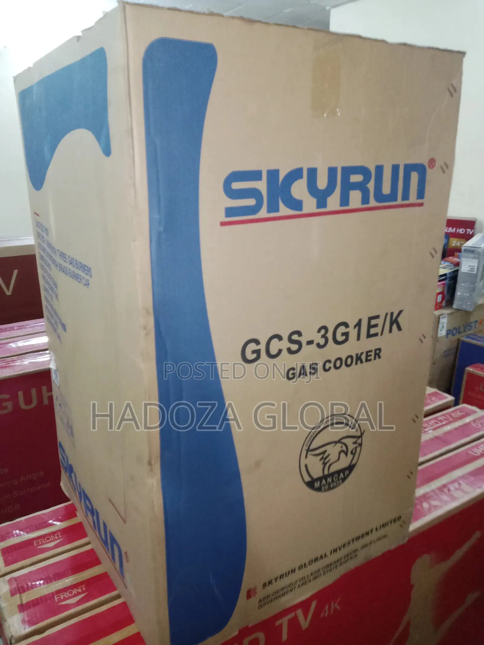Skyrun 3gas 1electric Oven Gas Cooker Rated Freq 50hz
