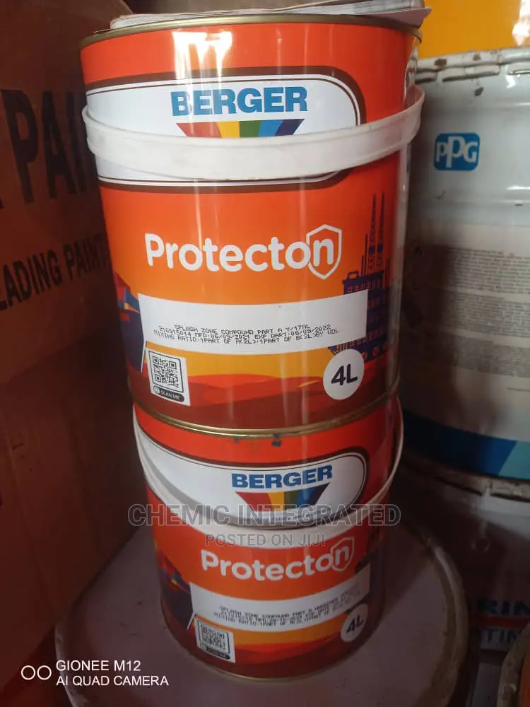 Berger Splash Zone Gum Part a and B Component
