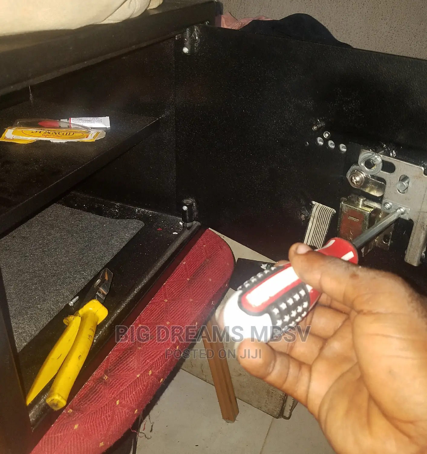 Repair of Metal Hotel Safe