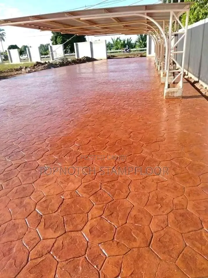 Stamp Concrete Floor for Home Exterior Decorations