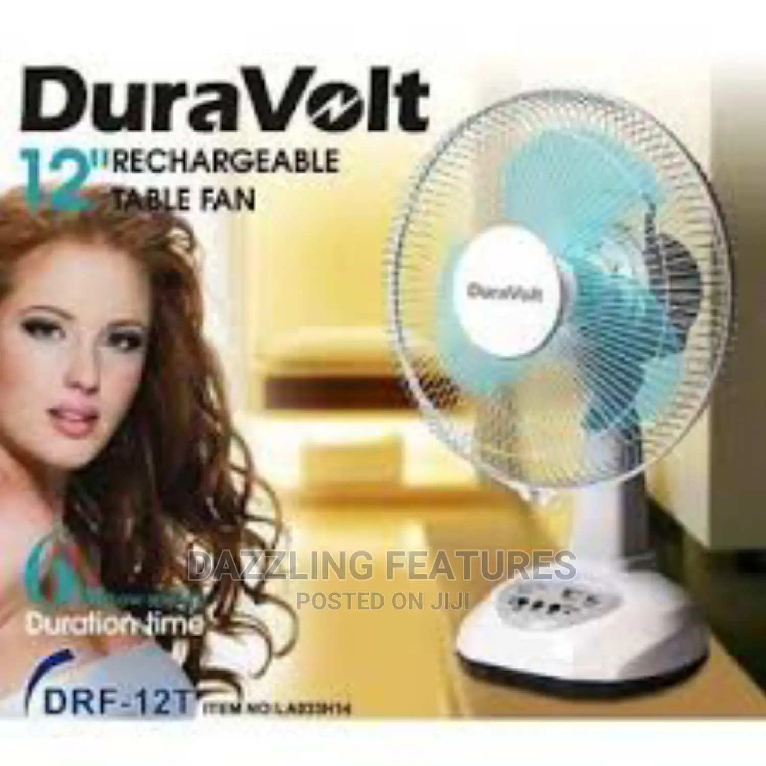 Solar Rechargeable Fan