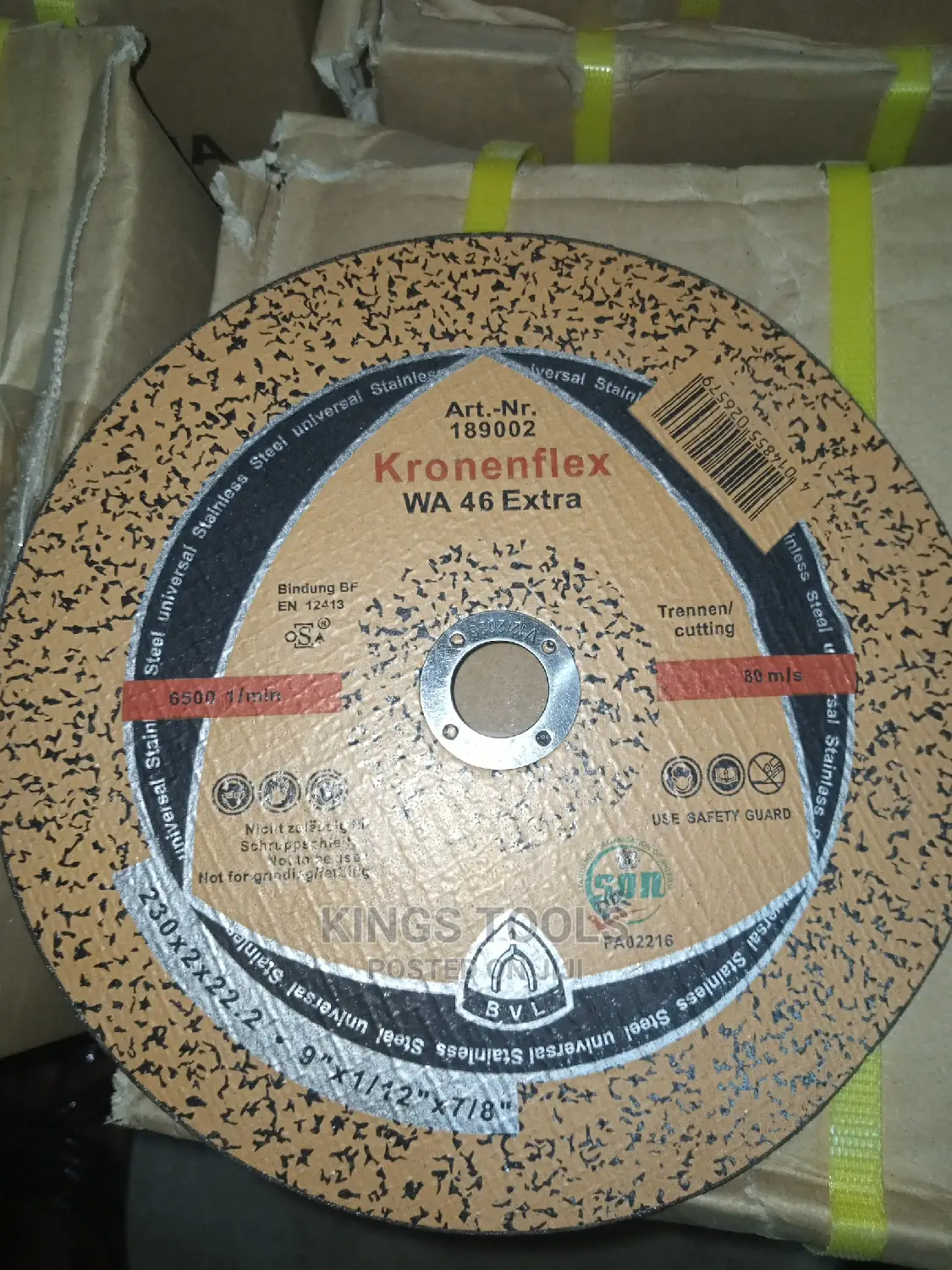9" by 2mm Cutting Disc