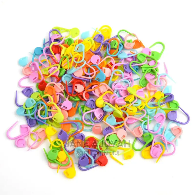 120pcs Colorful Knitting Stitch Markers Crochet Hooks Nappy