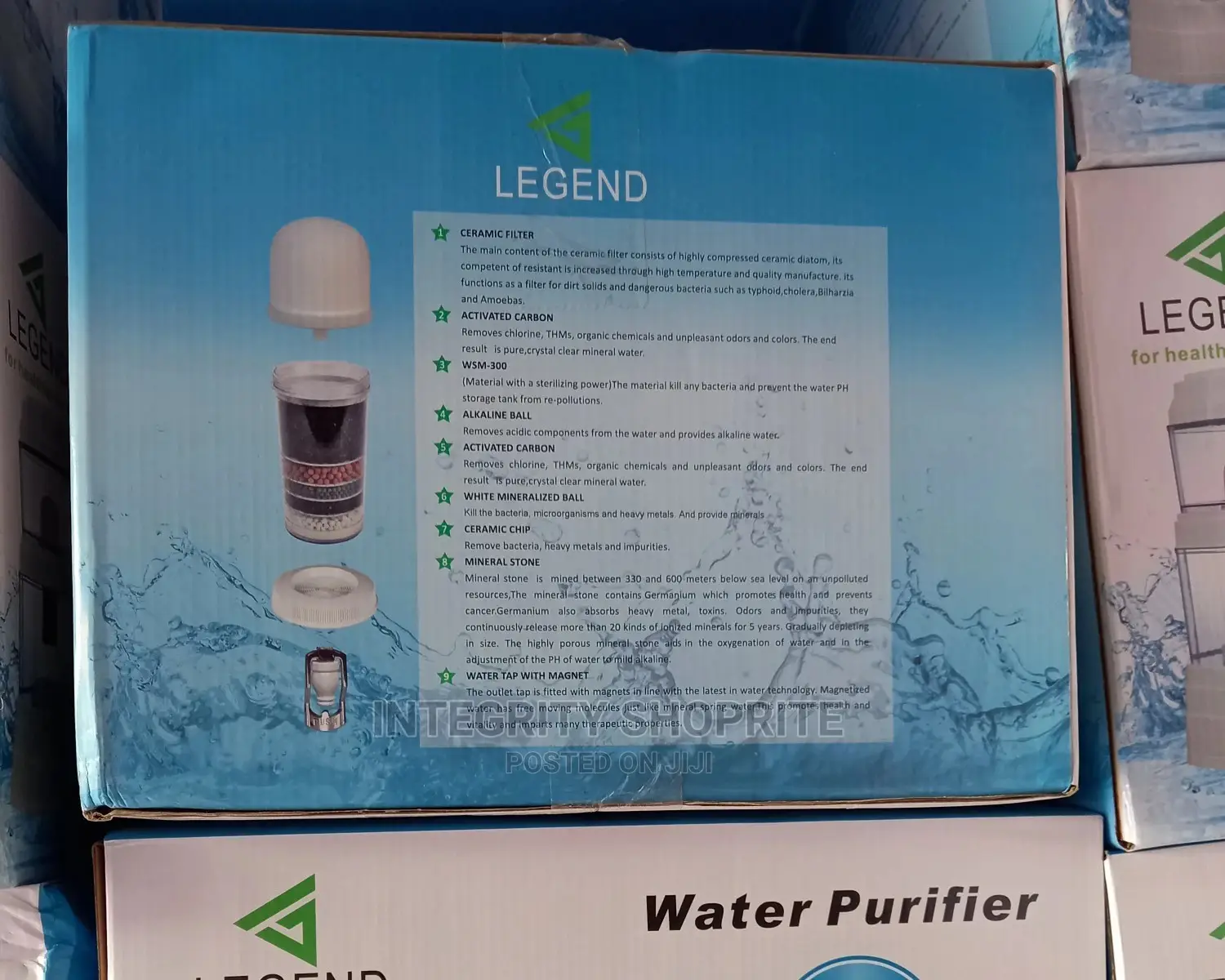 Legend Water Purifier Filter Dispenser With Alkaline Ph32l