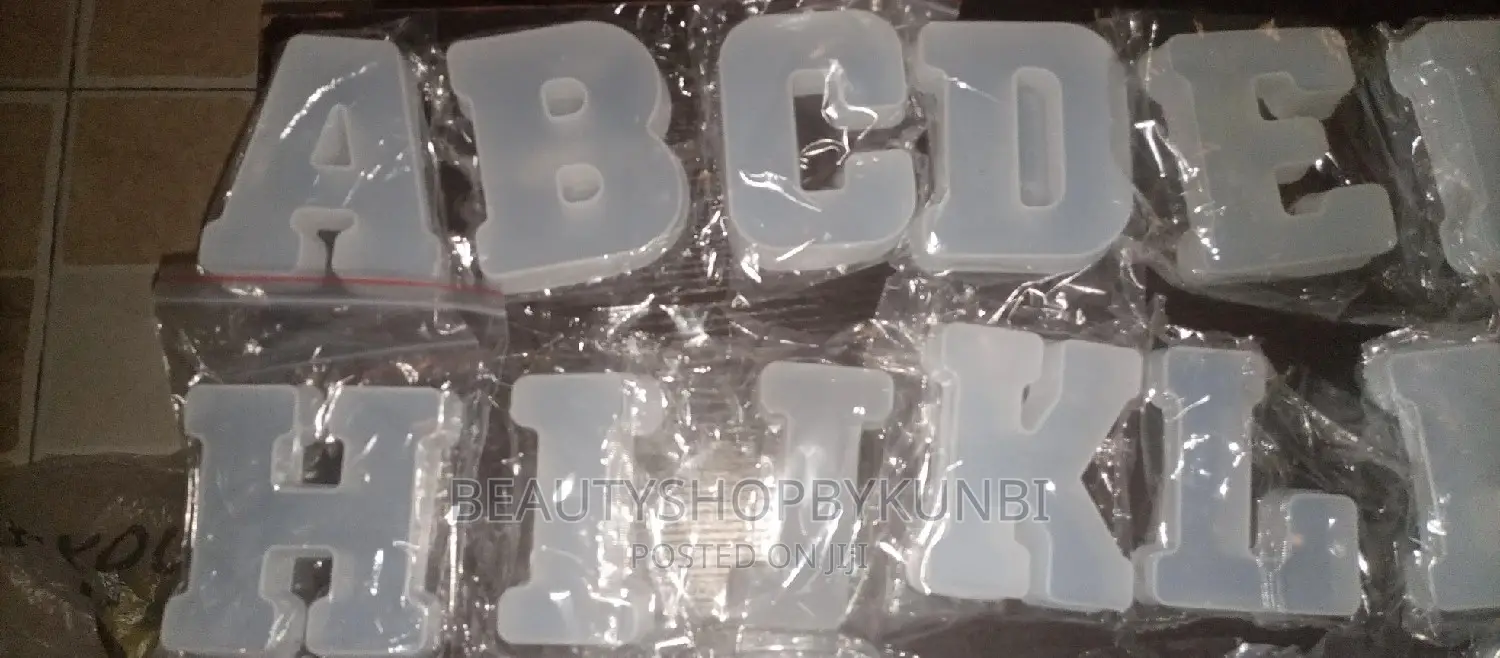 Alphabets Molds for Resins/Epoxy- 4 Inches