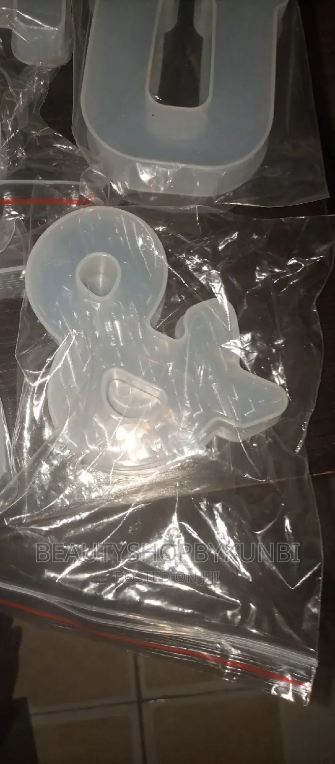 Alphabets Molds for Resins/Epoxy- 4 Inches