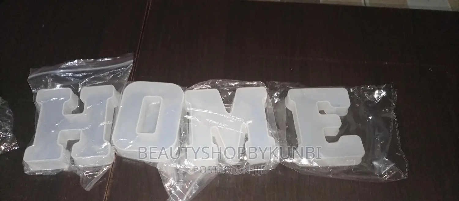 Alphabets Molds for Resins/Epoxy- 4 Inches