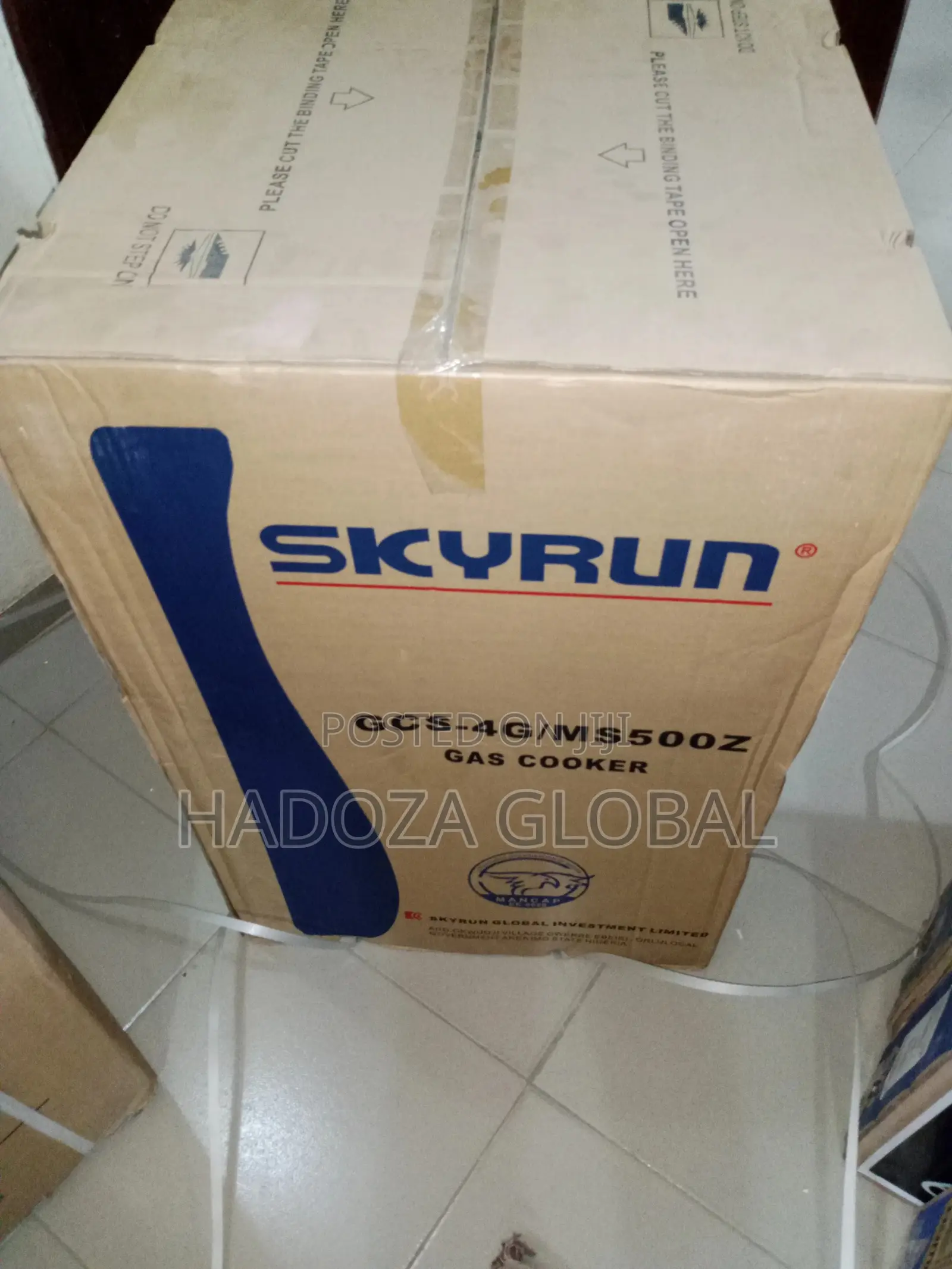 Skyrun 4 Burners(4+0)Gas Cooker - Brown