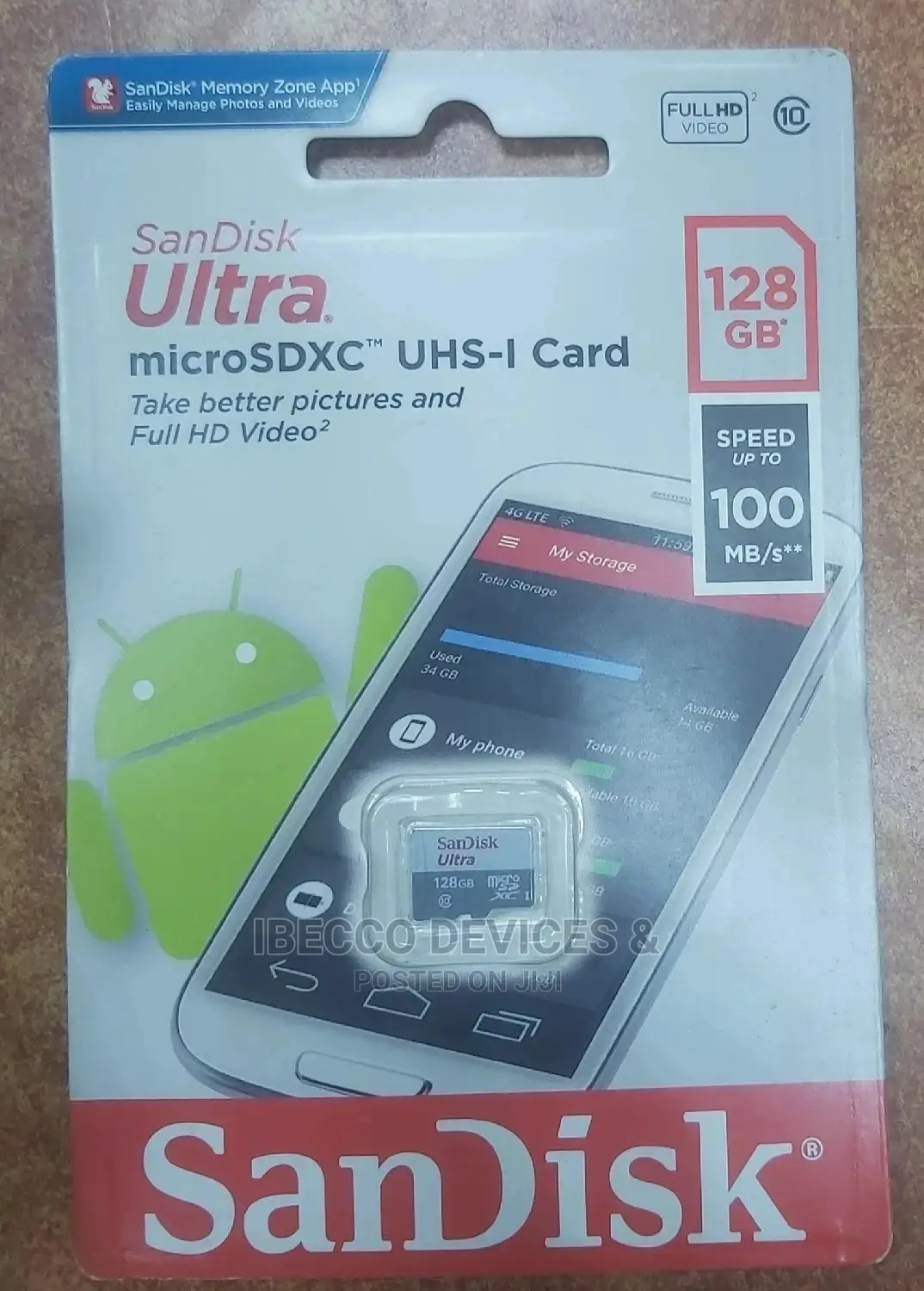 Sandisk 128gb Memory Card Original