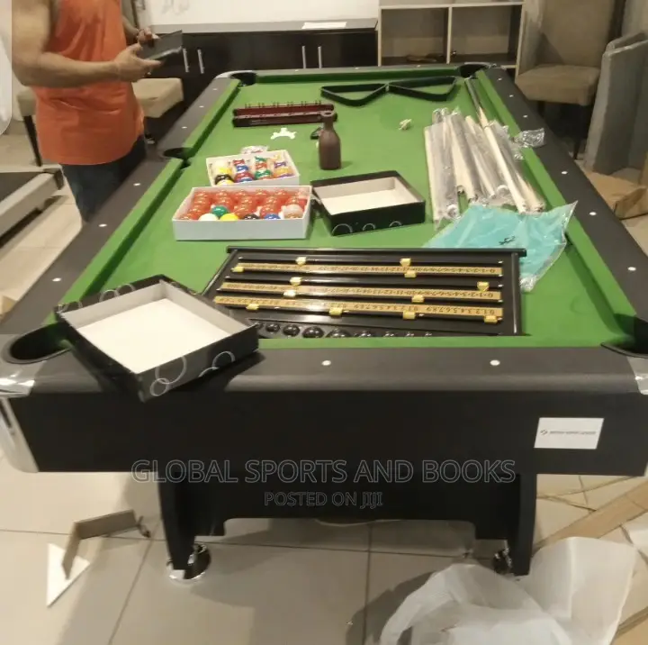 8ft Snooker Board With Complete Accessories