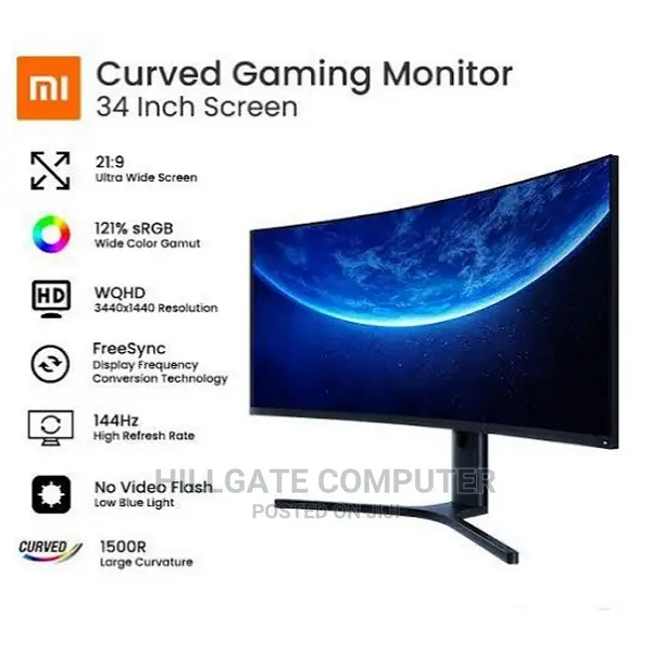 Mi Redmi Curved Gaming Monitor 34inches
