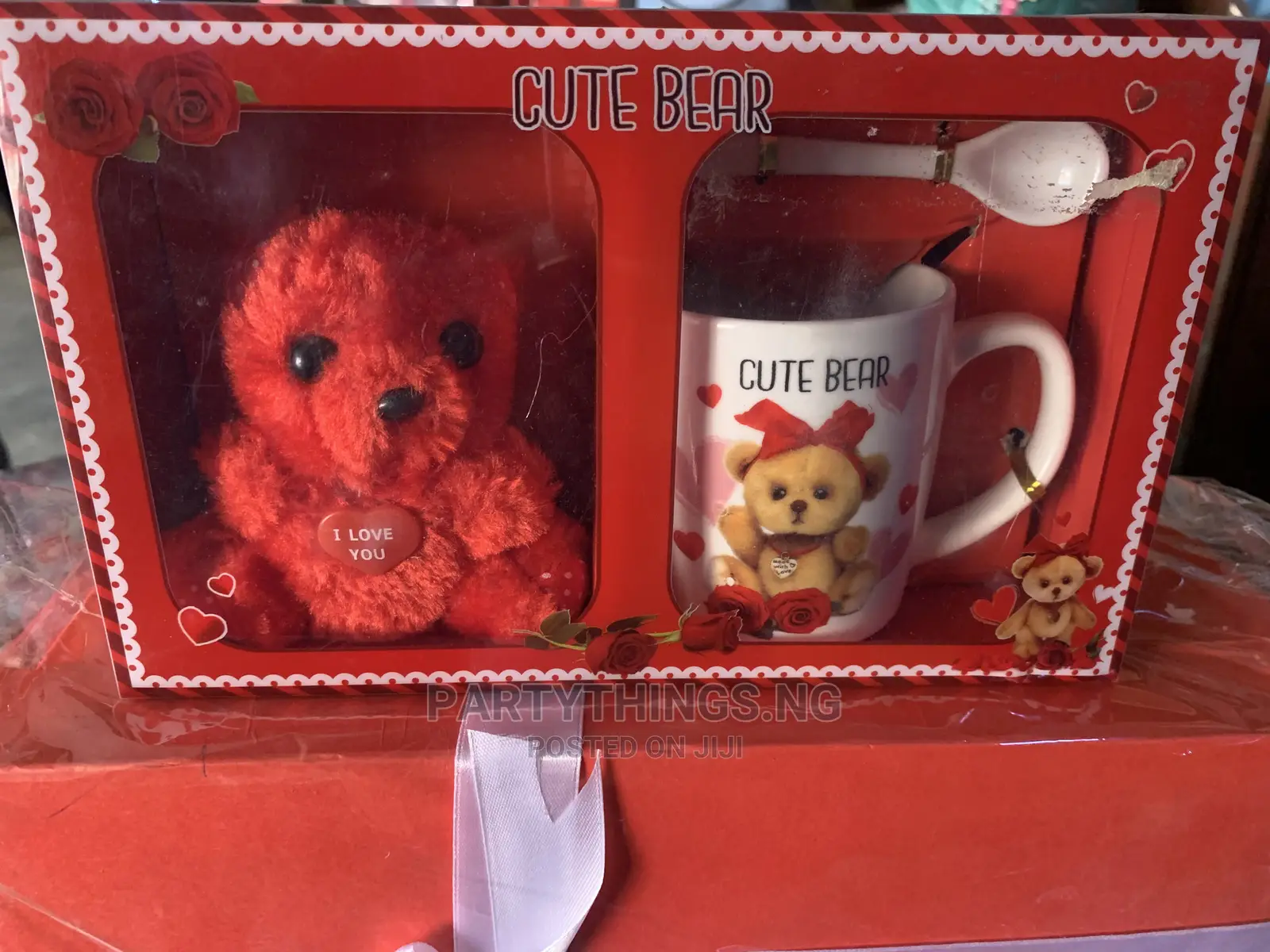 Valentine Teddy Gift Set
