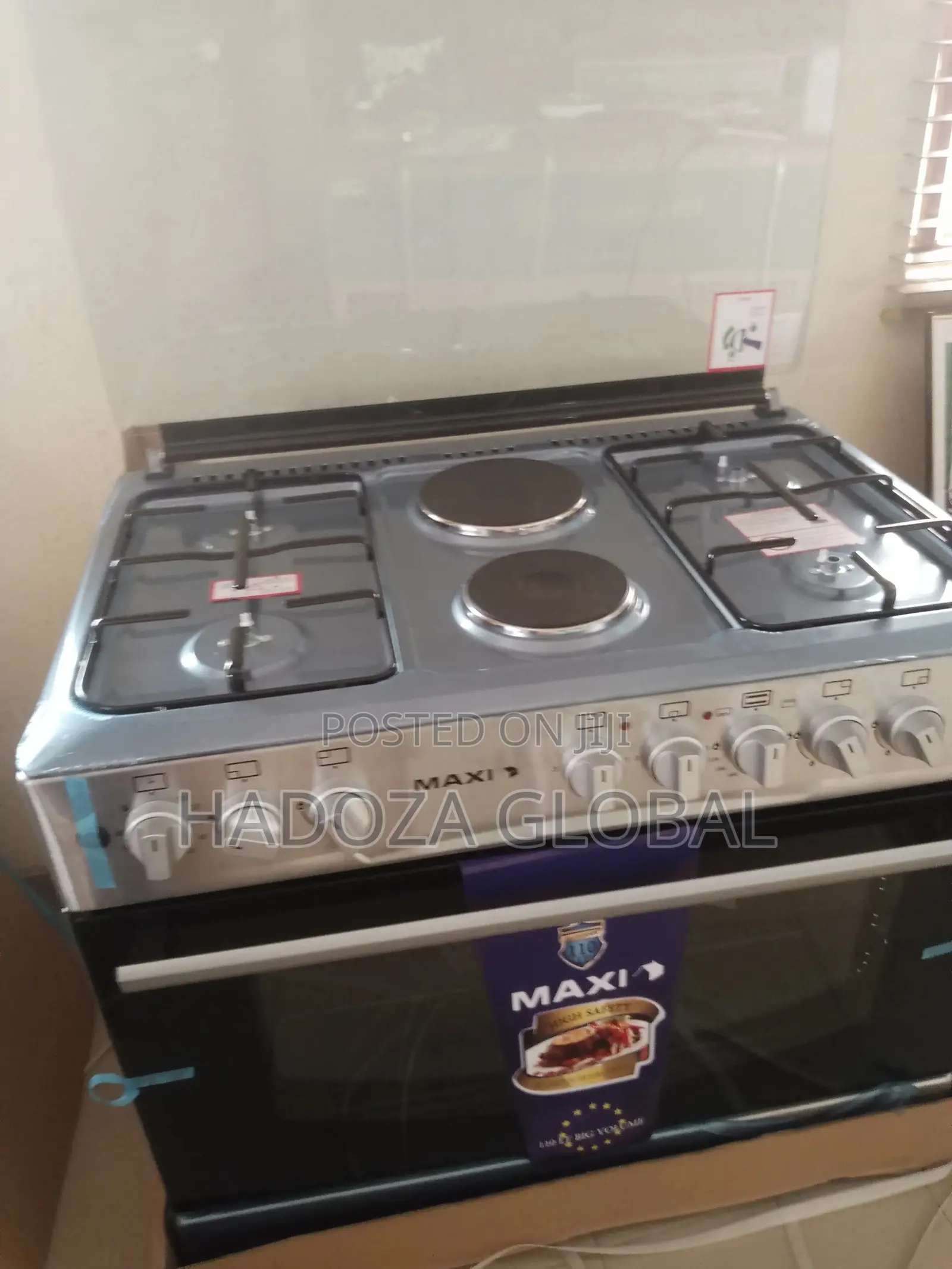Maxi 60*90 Gas Cooker 4gas 2electric Burner With Oven