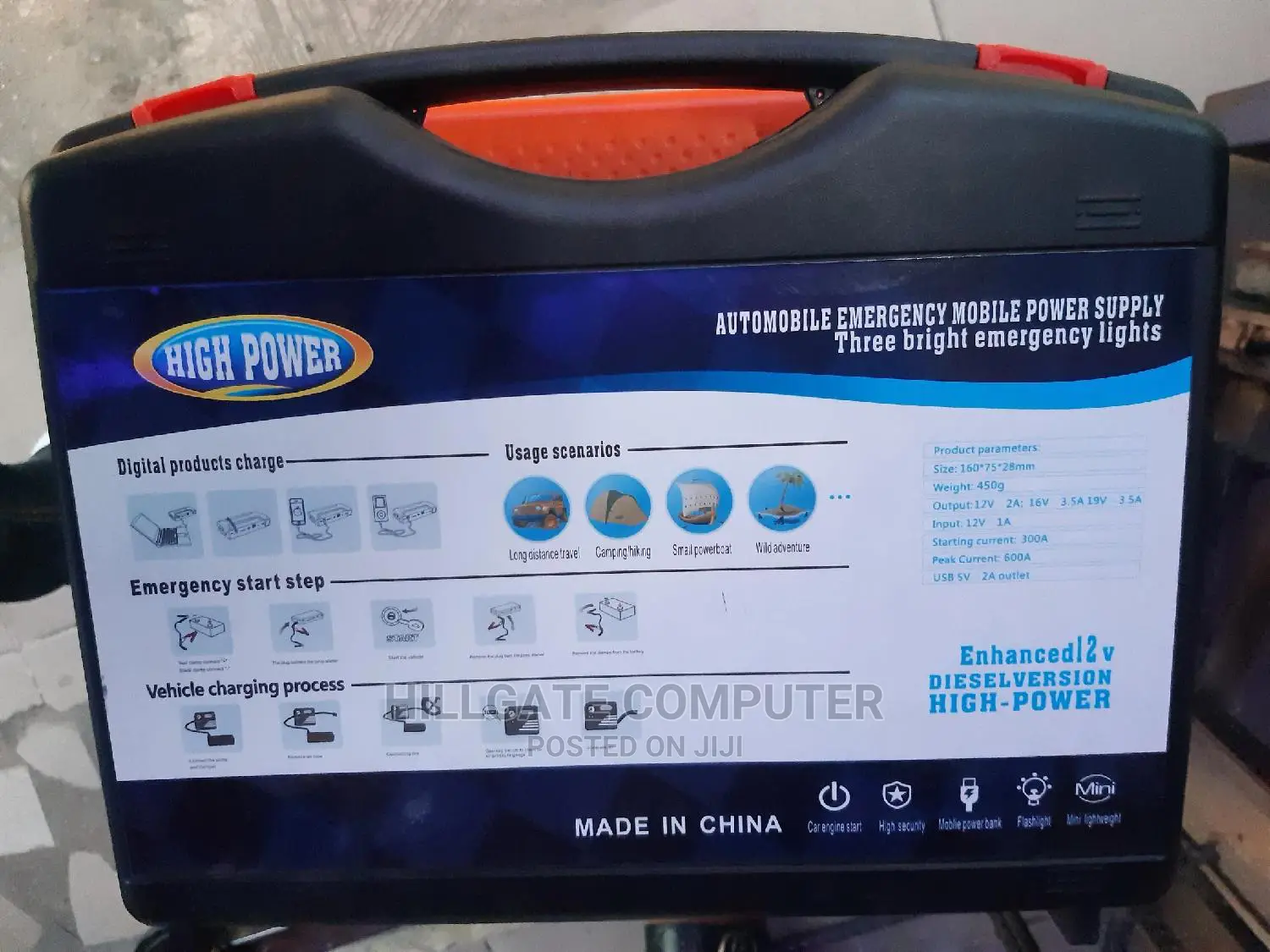 High Power Multi Purpose Jump Starter