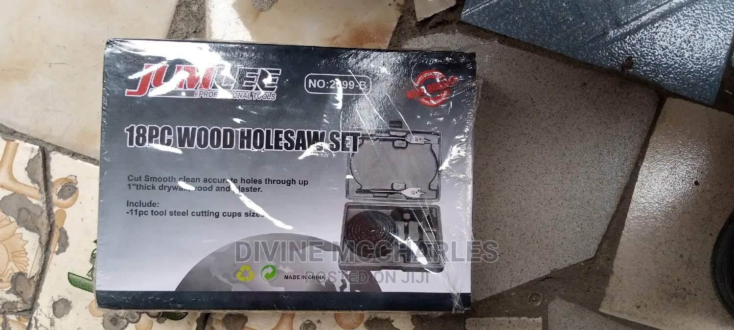 Wooden Hole Saw Set