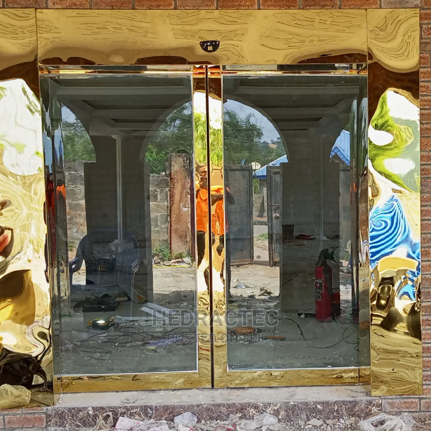 Motion Sensor Gold Door