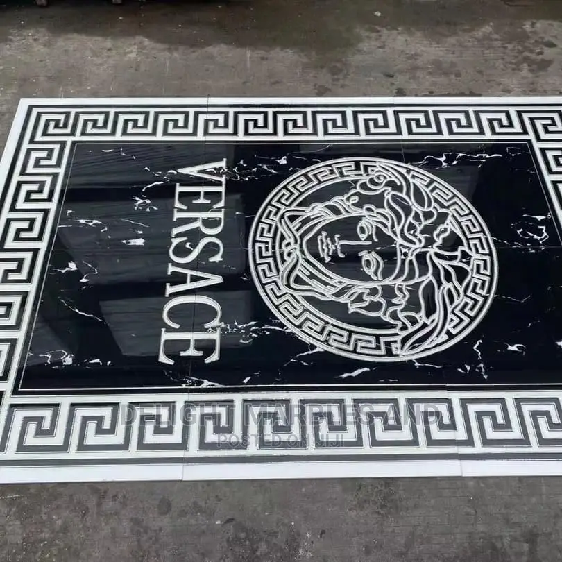 Luxury Versace Designed Super Glossy Center Floor Tiles.