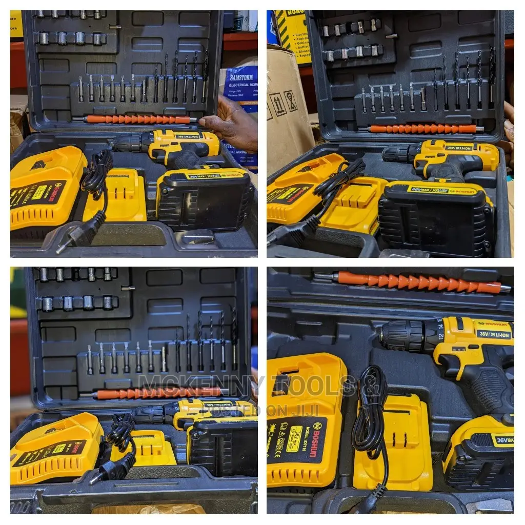 36v Cordless Drill Power Srtenght
With Extra Battery