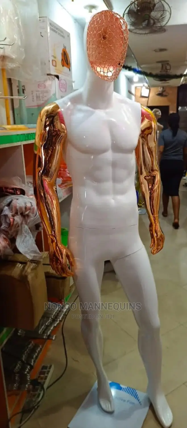 High Quality Net Face Full Body Fibre Male Mannequin